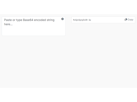 Base64 to Text Decoder