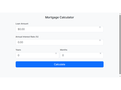 Loan/Mortgage Calculator